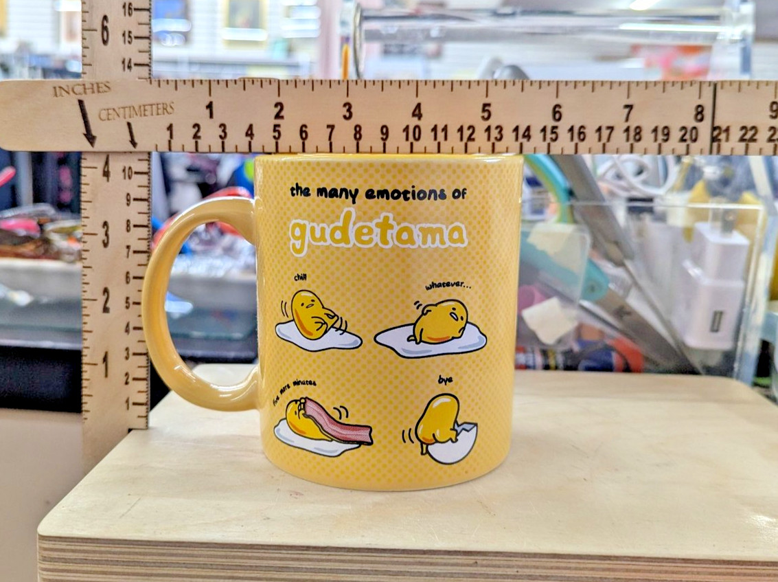 Gudetama Yellow Ceramic Mug Featuring 