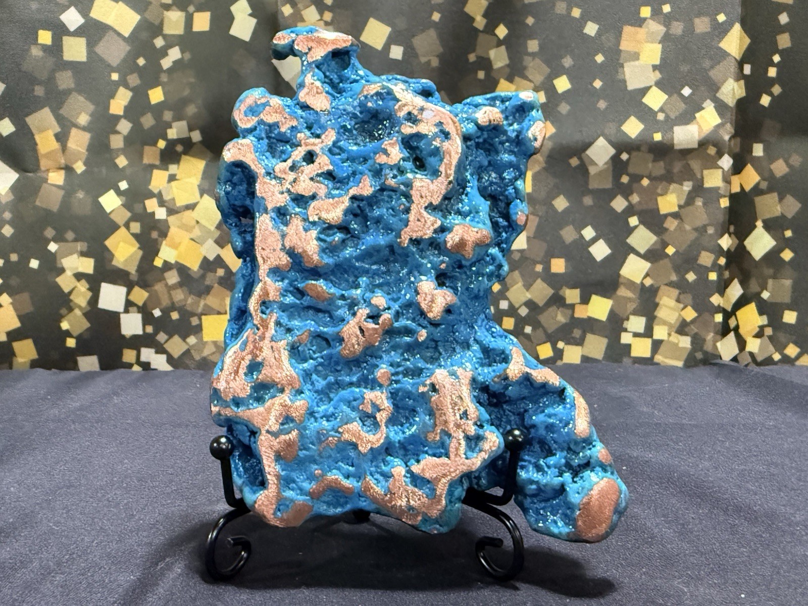 Large Michigan Copper Nugget Art Specimen Display Piece W/Video Large Michigan Copper Nugget Art Specimen Display Piece W/Video