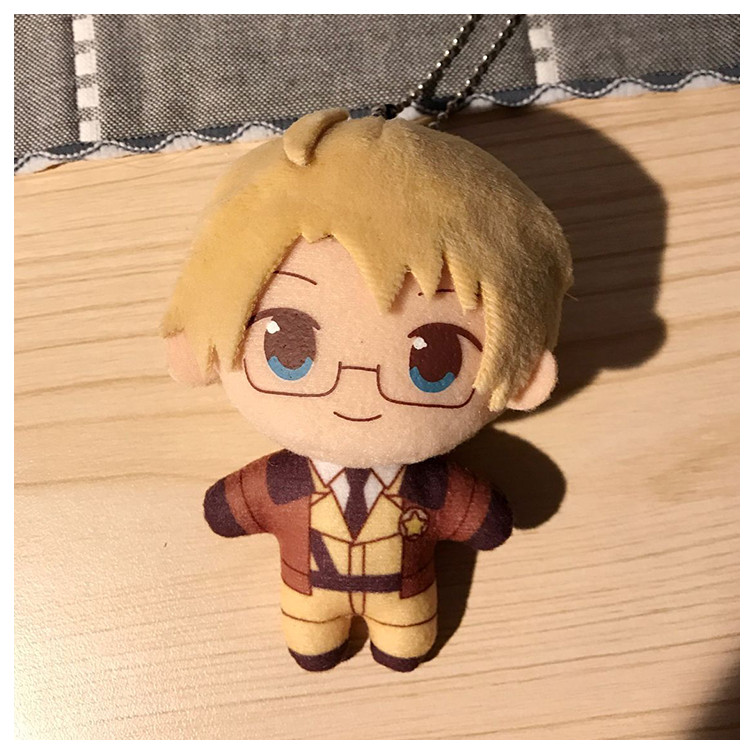 Hetalia Axis Powers Alfred F Jones 10CM Plush Doll Toy Pendant