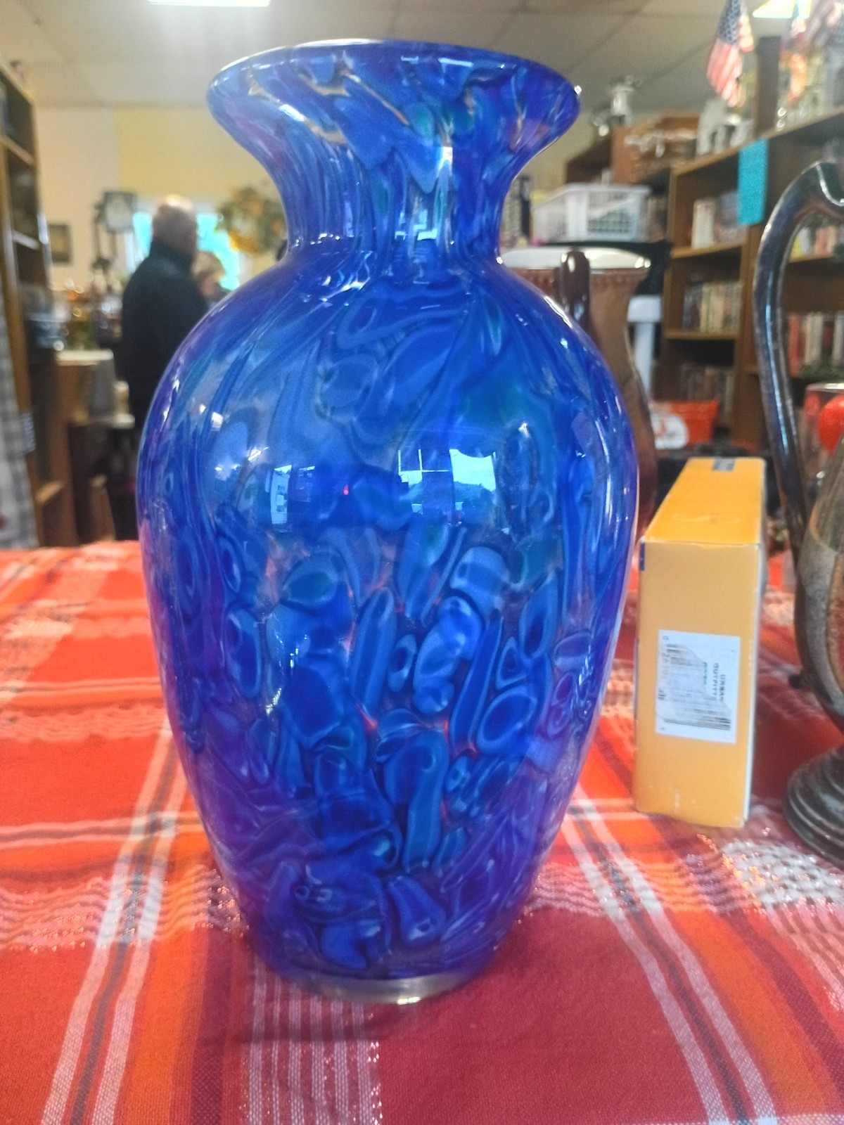 Vintage Blue Vase