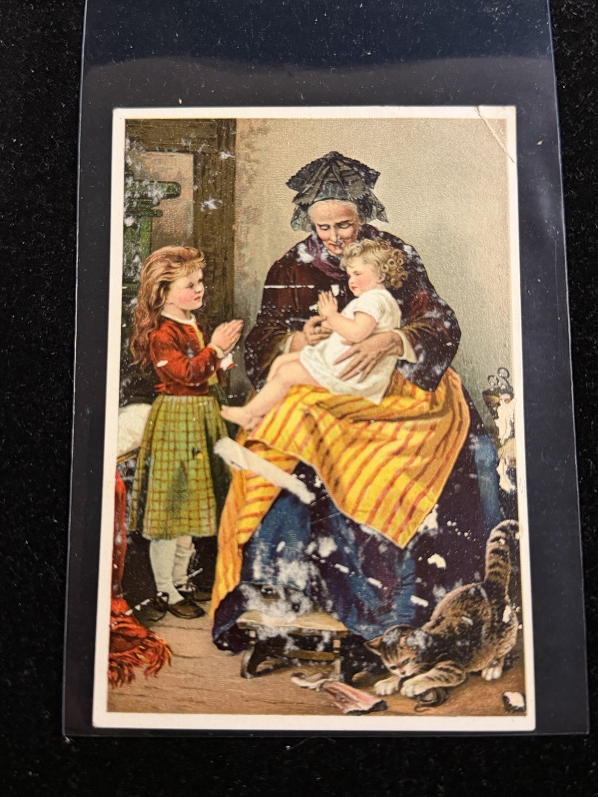 🔥 Vintage Victorian prayer Trade Card, Dr. Jayne’s Tonic, Iowa Advertising 🔥