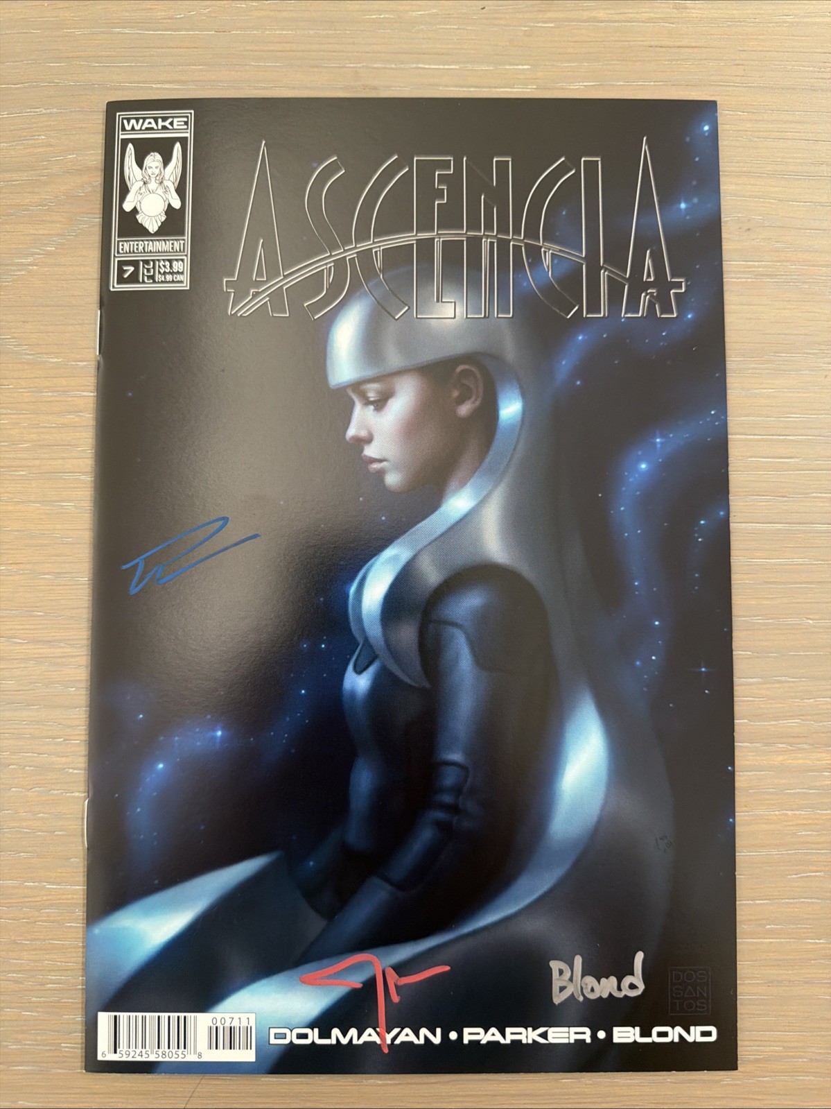 Ascencia #7, Triple Signed w/ COAs | Wake Entertainment |