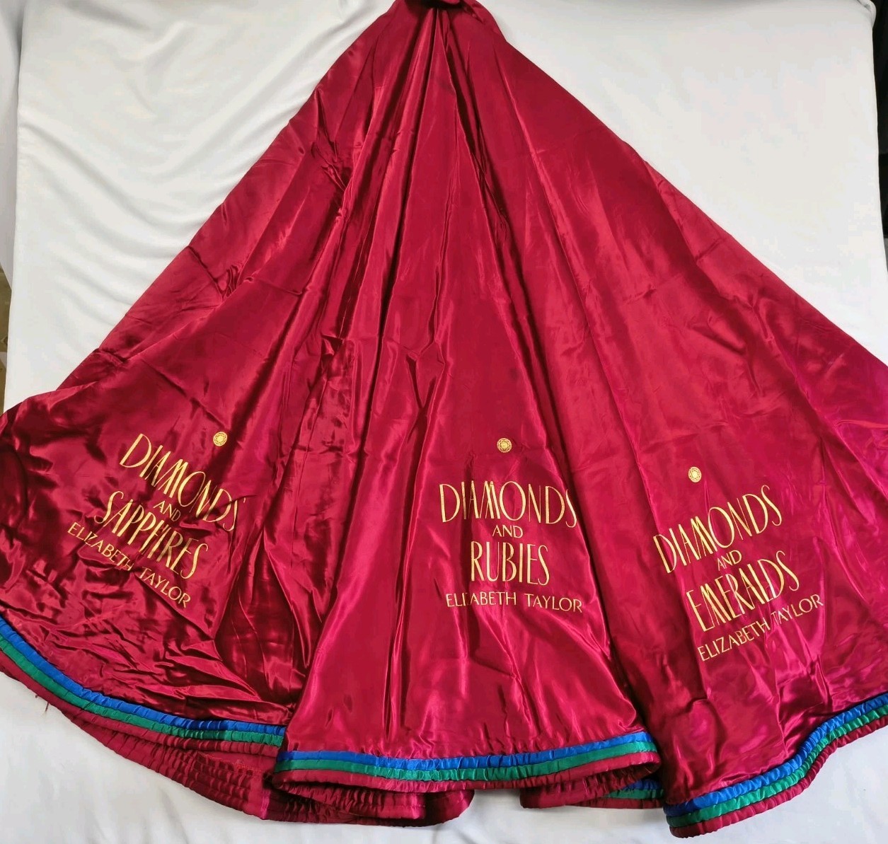 Elizabeth Taylor Tablecloth Department Store Display Diamonds Collection 92