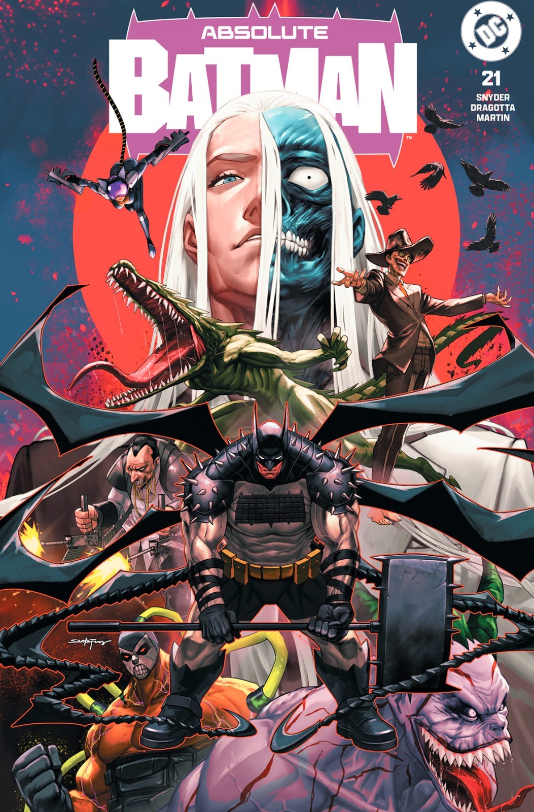 ABSOLUTE BATMAN #21 - SANTA FUNG TRADE VARIANT KNIGHT OF COMICS EXCLUSIVE ABSOLUTE BATMAN #21 - SANTA FUNG TRADE VARIANT KNIGHT OF COMICS EXCLUSIVE