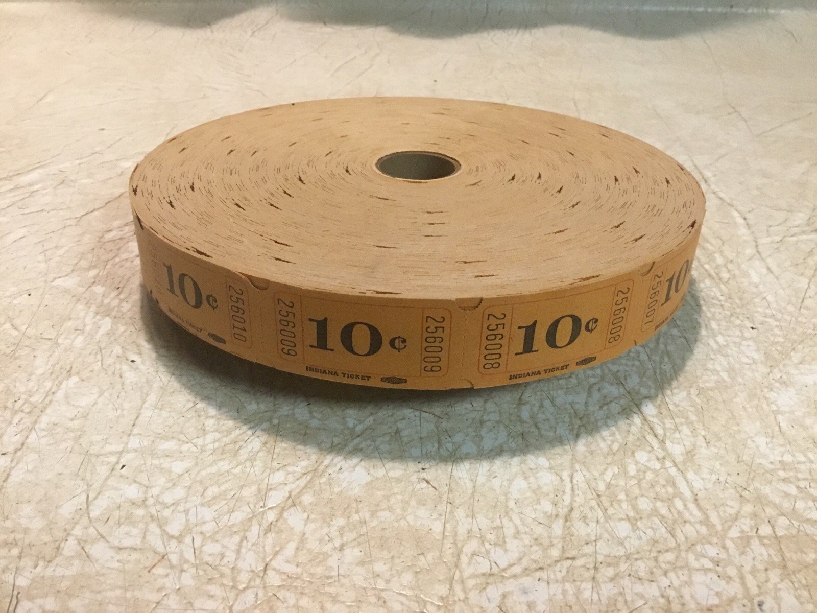 Vintage/antique amusement park ticket Roll 10 Cent NEW Indiana Ticket Company