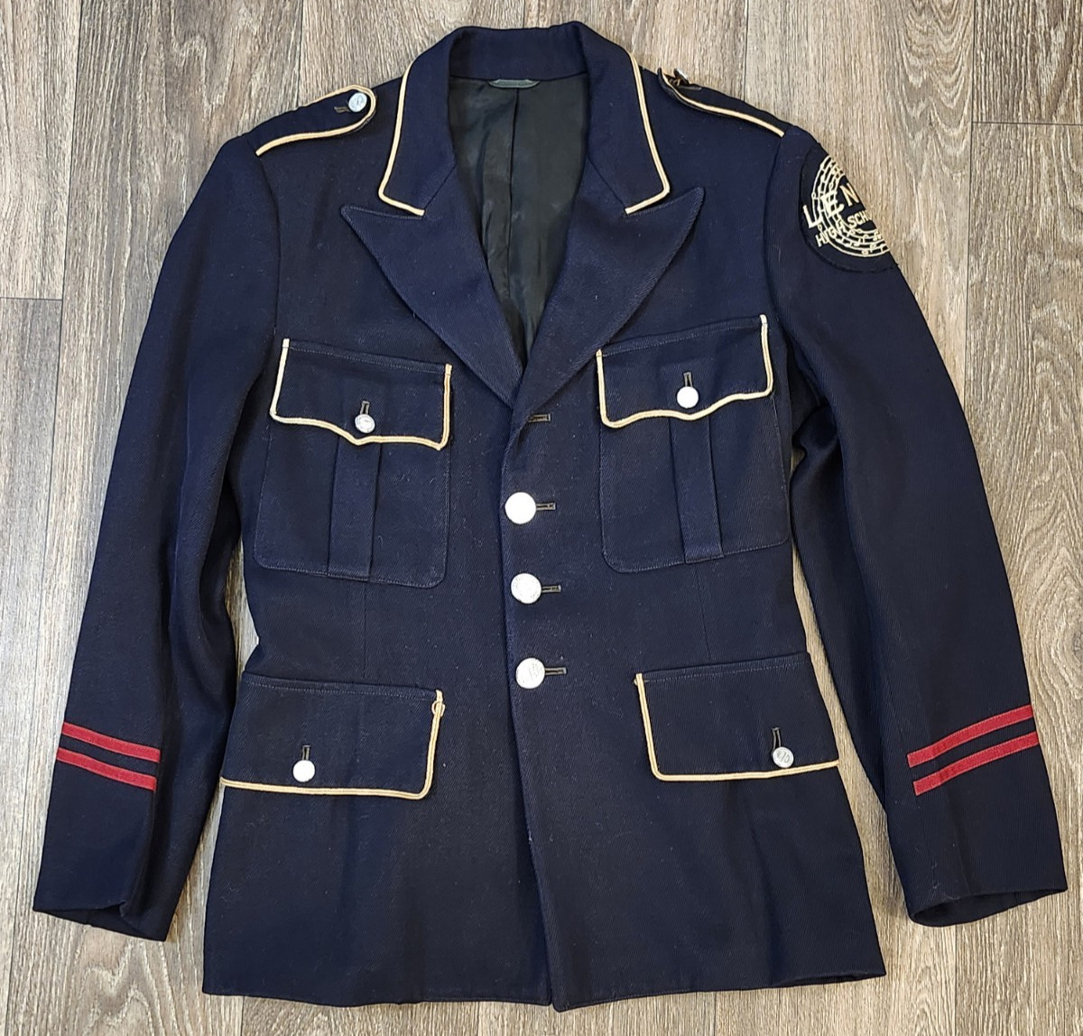 Vintage J. H. Lewis Lenoir High School Band Wool Jacket Uniform TN Wool