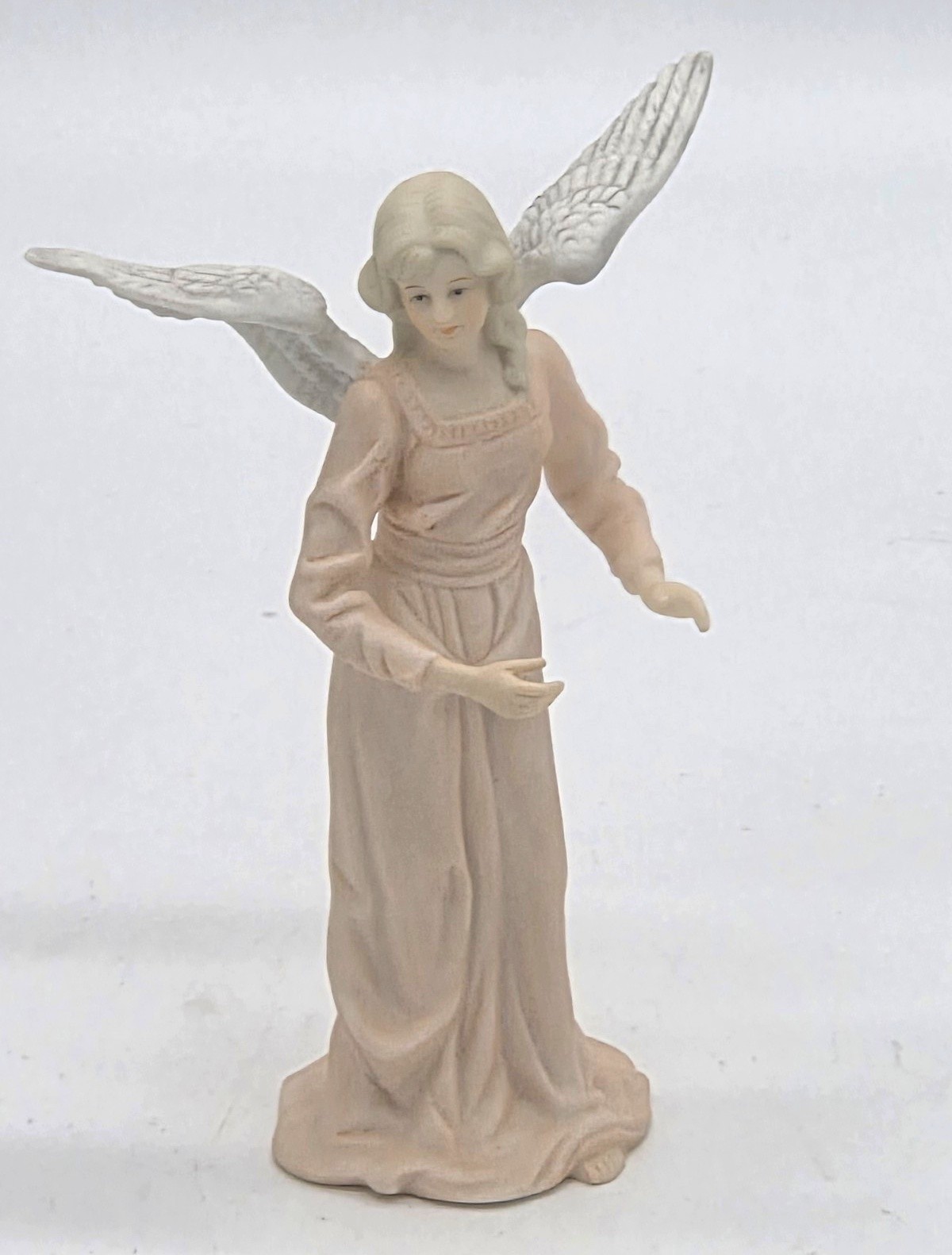 Vintage 1983 Lefton The Christopher Collection Angel Figurine #04716 - Pink Gown