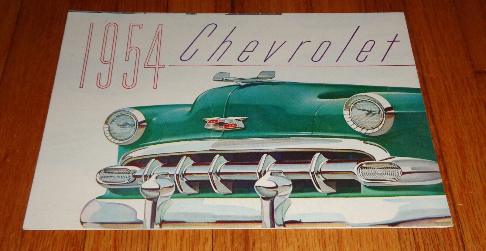 Original 1954 Chevrolet Full Line Sales Brochure Bel Air Two-Ten One-Fifty