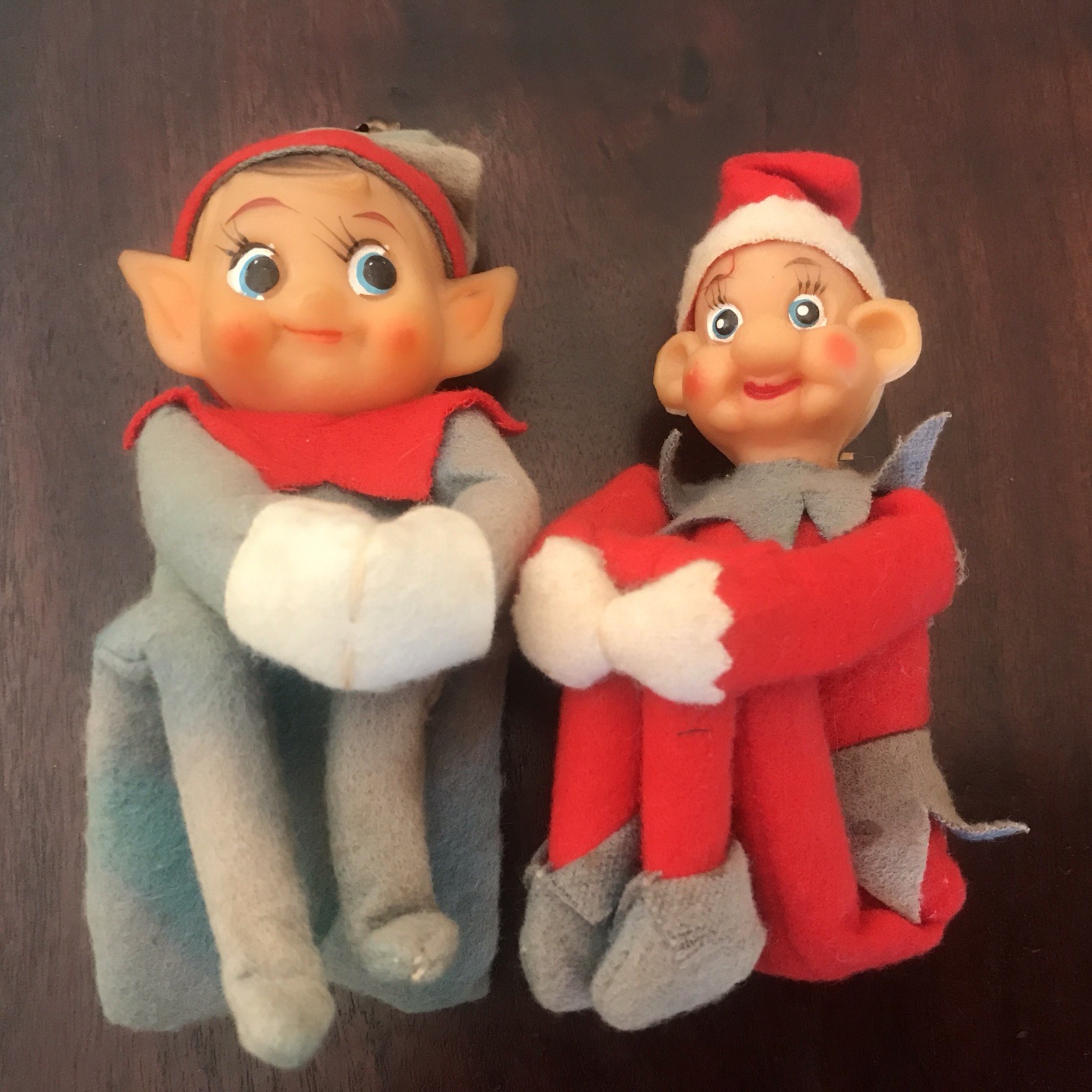 Vintage Knee Hugger Elves Pixies Set Of 2