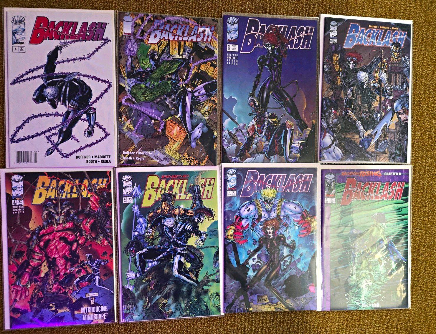 Image Comics Backlash Comic Book Lot Set (Modern Age) Ruffner, Casey 1-32