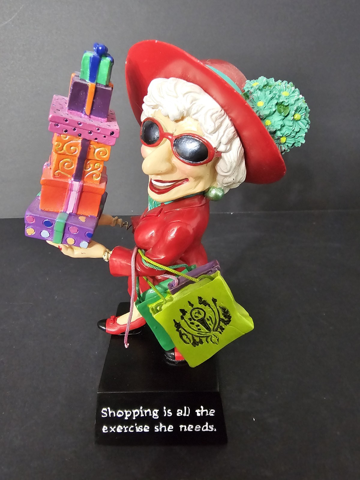 Vtg. 2006 Biddys Westland “Shopping is All the Exercise She Needs \
