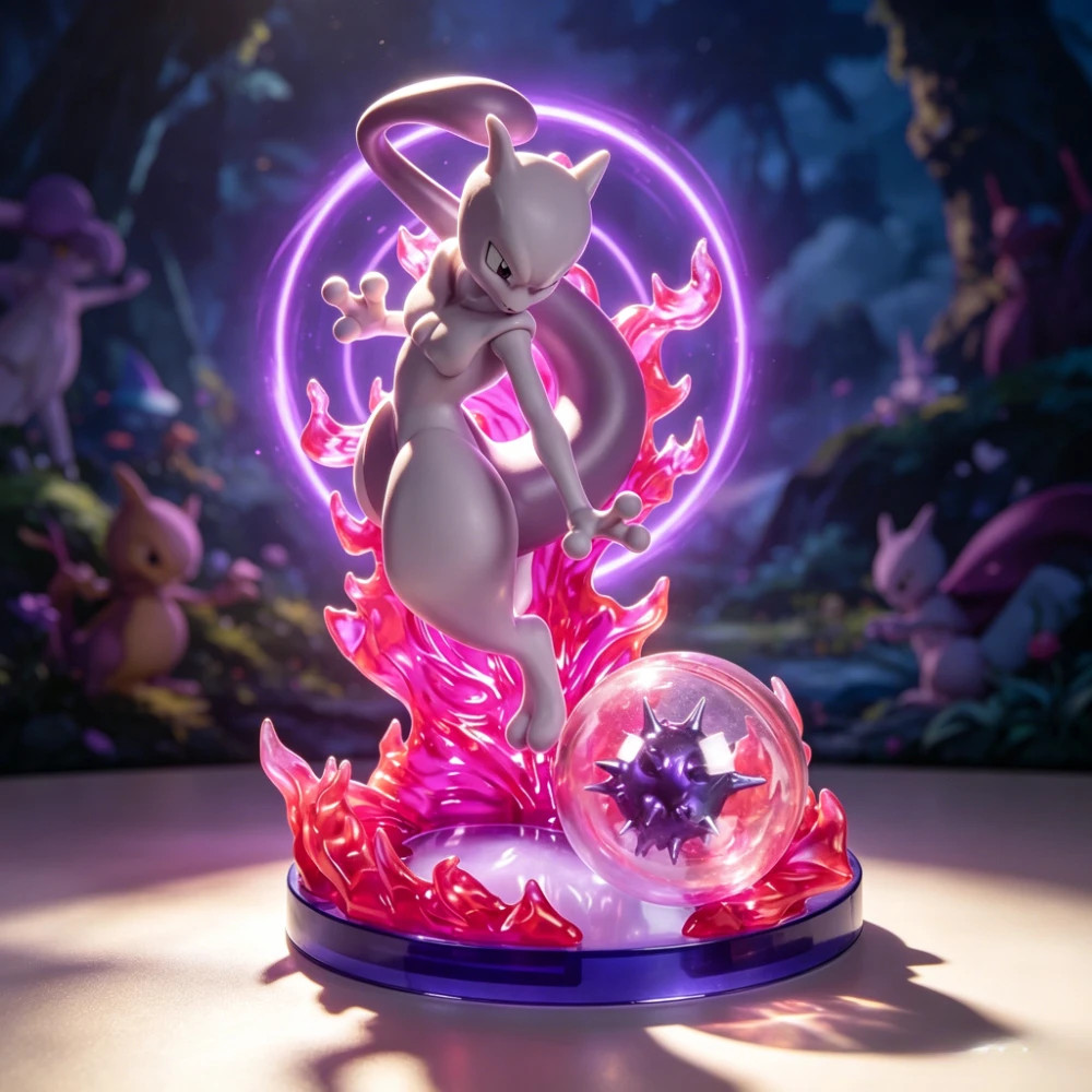 15cm Pokemon Mewtwo Figure PVC Action Figure Collectible Anime Statue Model Toy 
