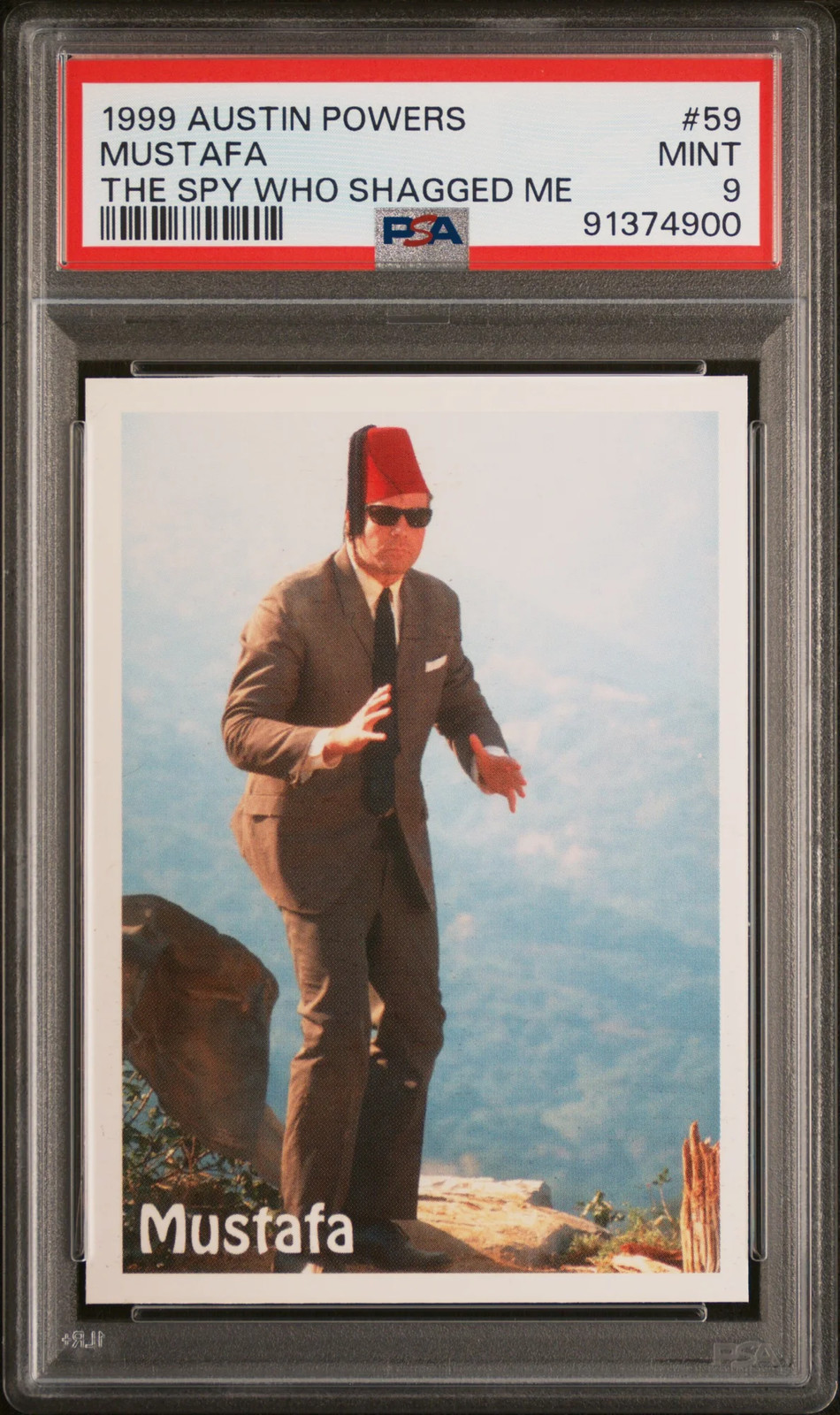 WILL FERRELL ROOKIE 1999 Austin Powers The Spy Who Shagged Me Mustafa #59 PSA 9