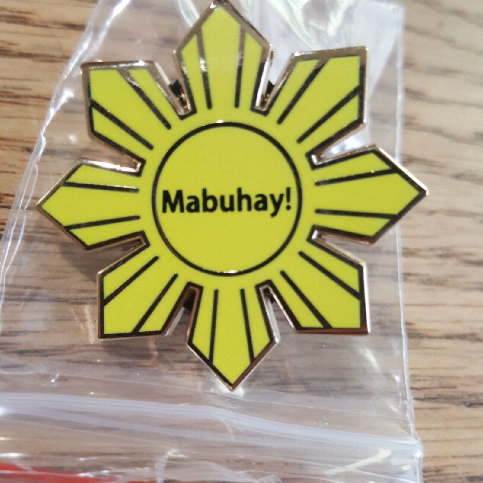 Mabuhay... Philippines Hat Lapel Pin Travel Enameled