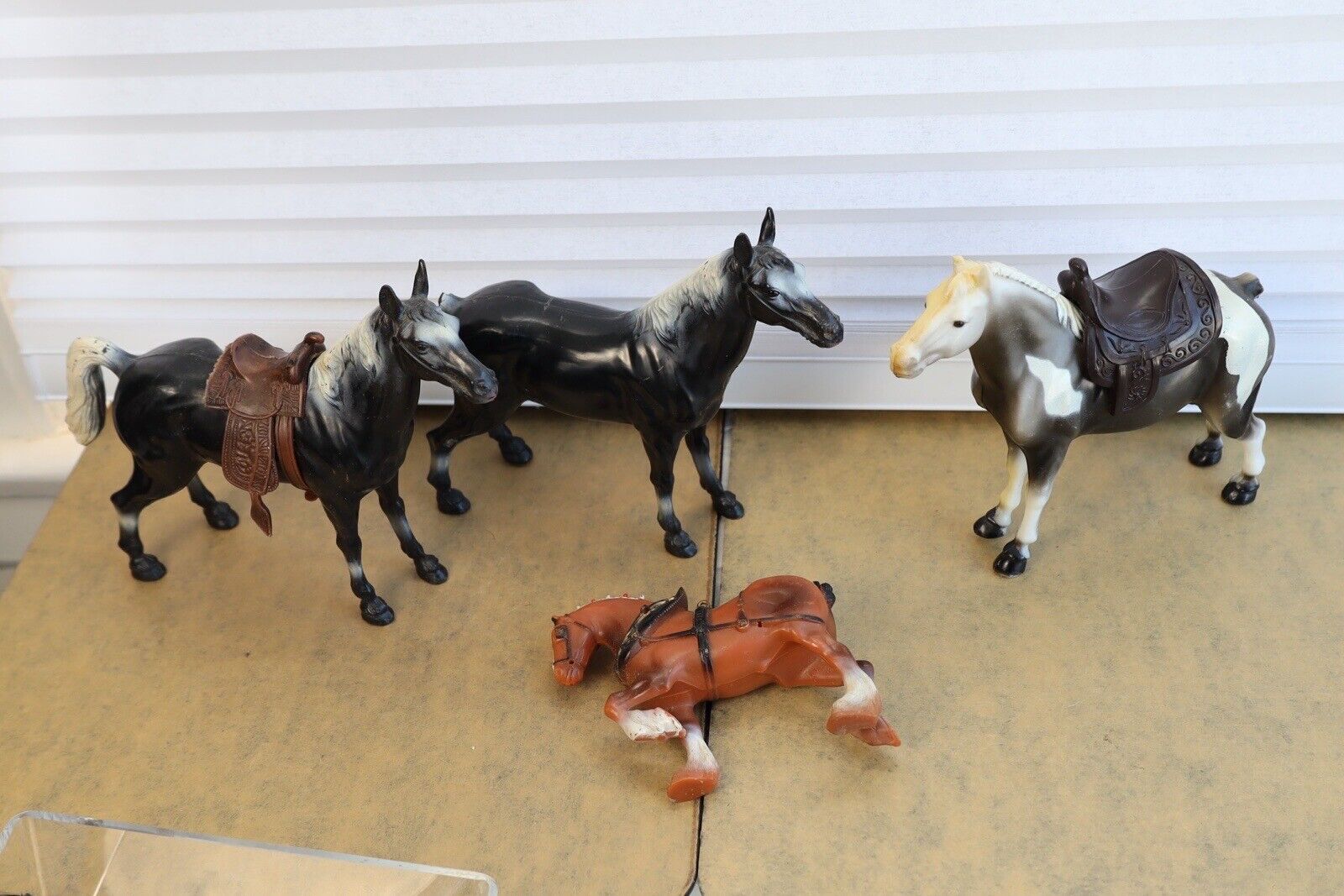 Hard Plastic Vintage Horses From The 60’s 70’s