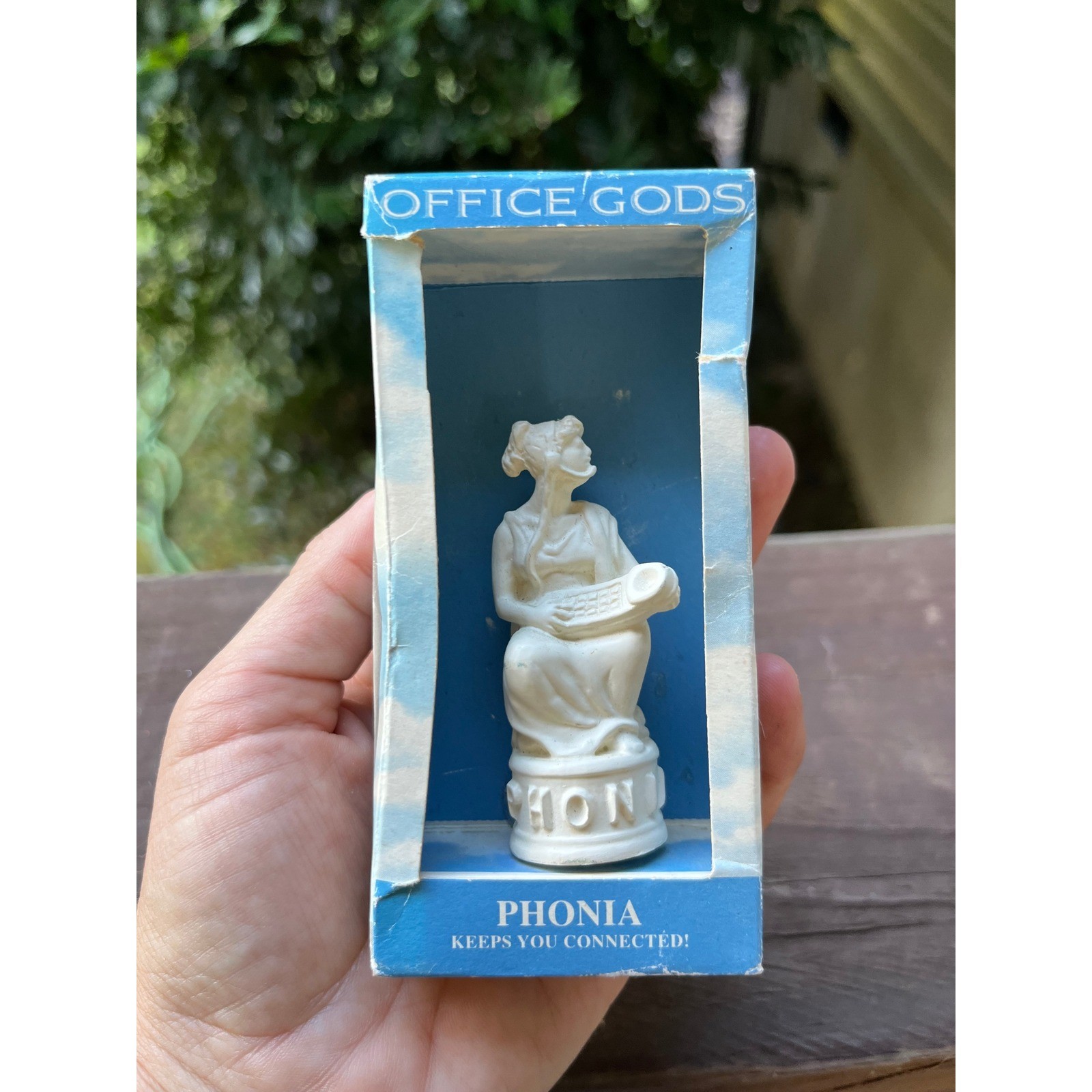 Vintage 1994 Talus Office Gods Phonia Figurine Mythical Desktop Statue Boxed