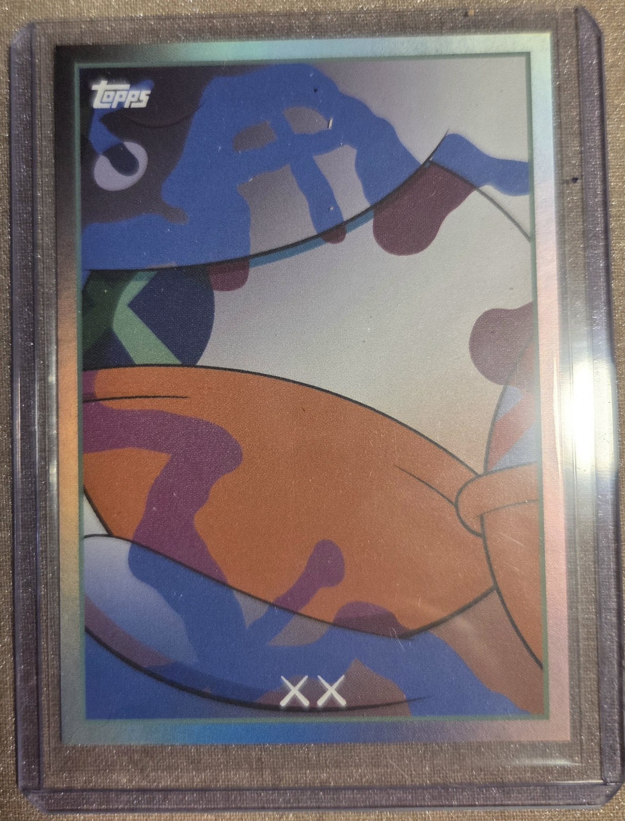 Topps 2026 Topps KAWS X MLB KAWS Art Card Short Print XX Card SP-K7