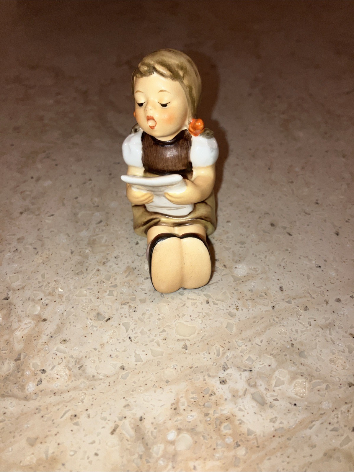 Hummel Goebel German Porcelain Figurine #389 Girl With Sheet Music 2.5\
