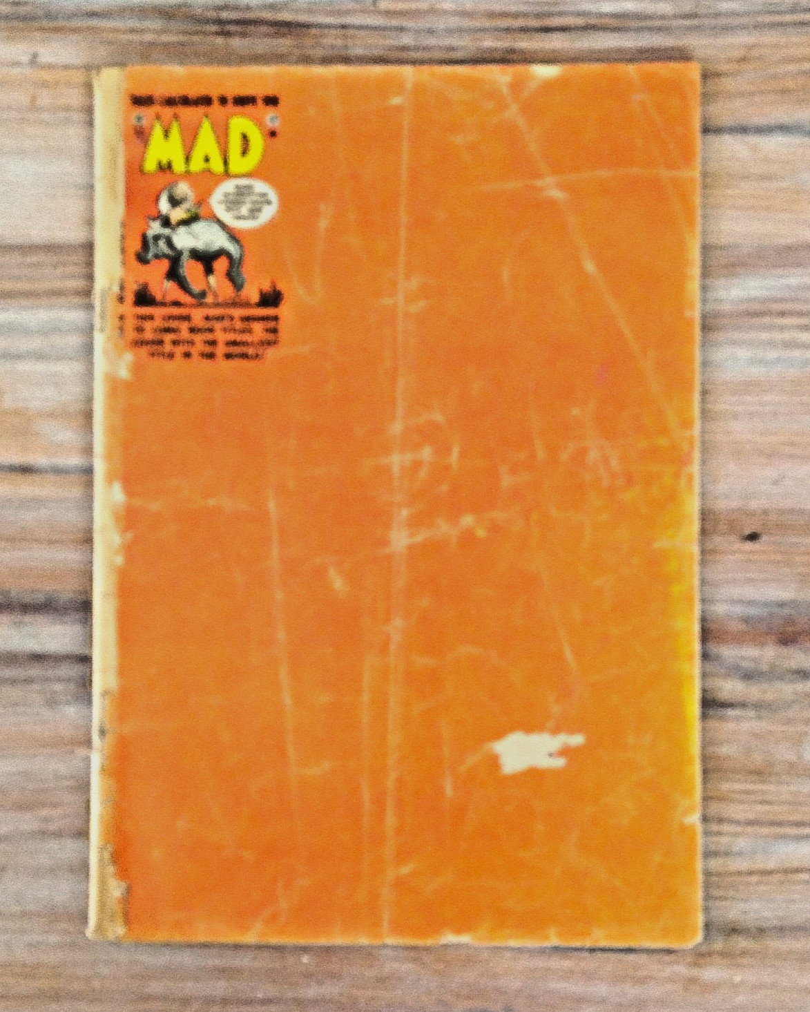 MAD Comic Book/Magazine #13 Orange Cover Acceptable Condition