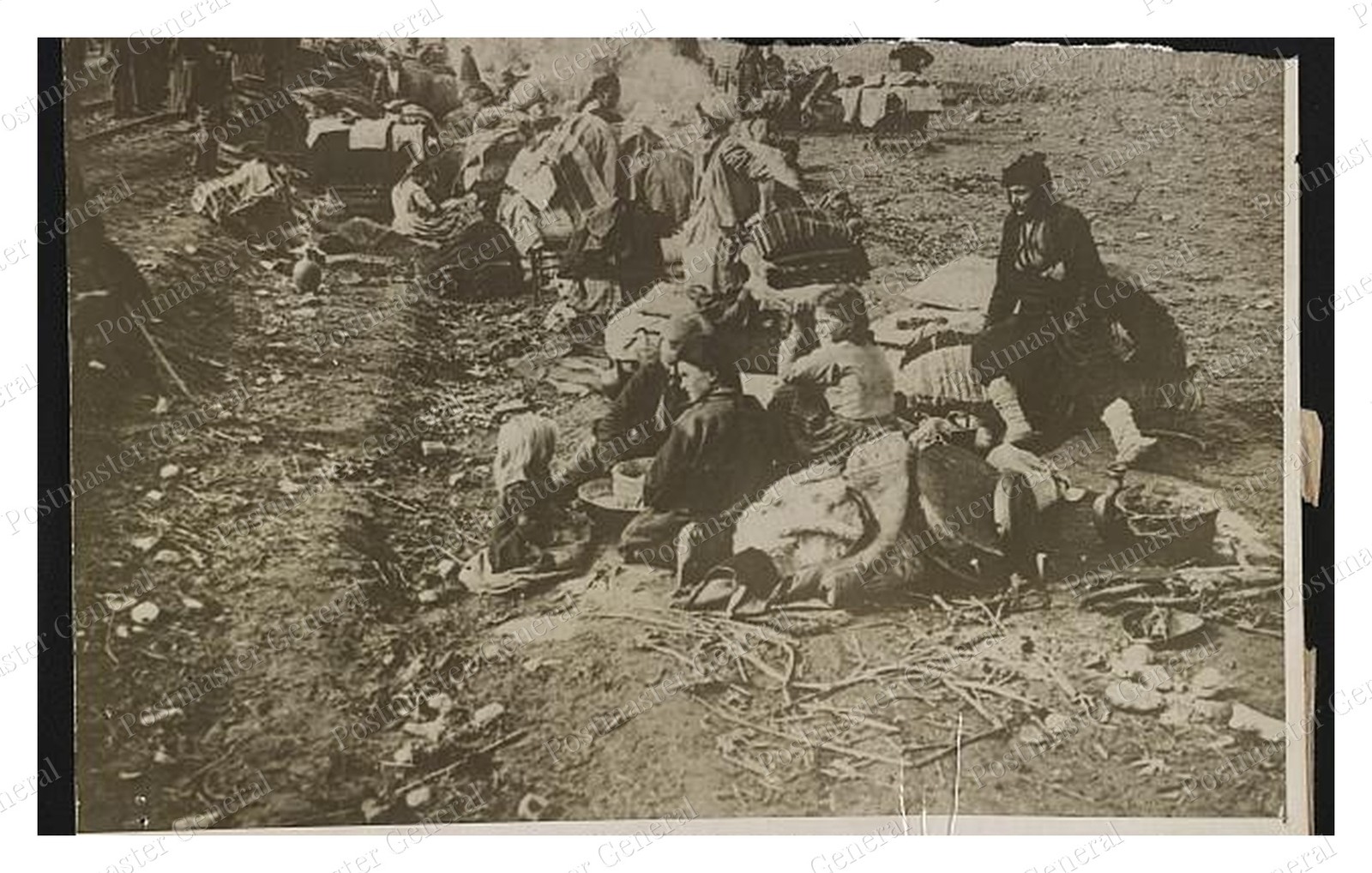 North Persia Assyrian Refugees Standard Postcard COPY RPPC