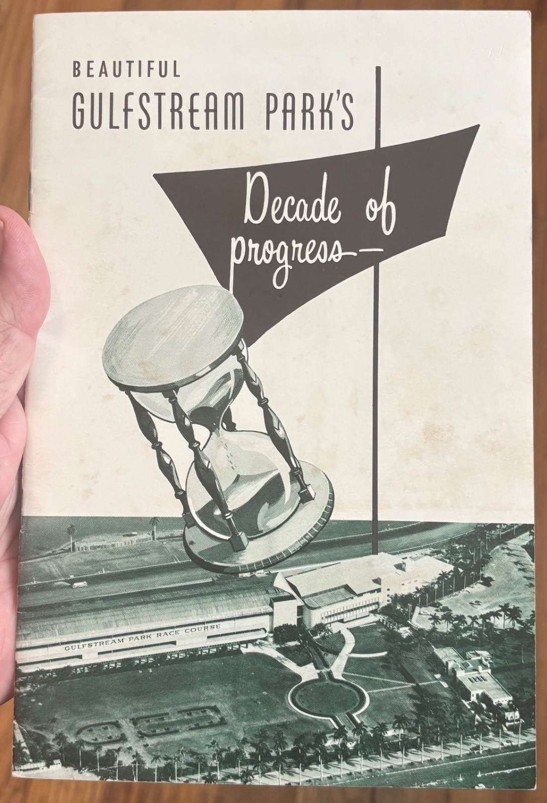 Vintage 1954 Gulfstream Park Hallandale Florida Booklet 1939-1954
