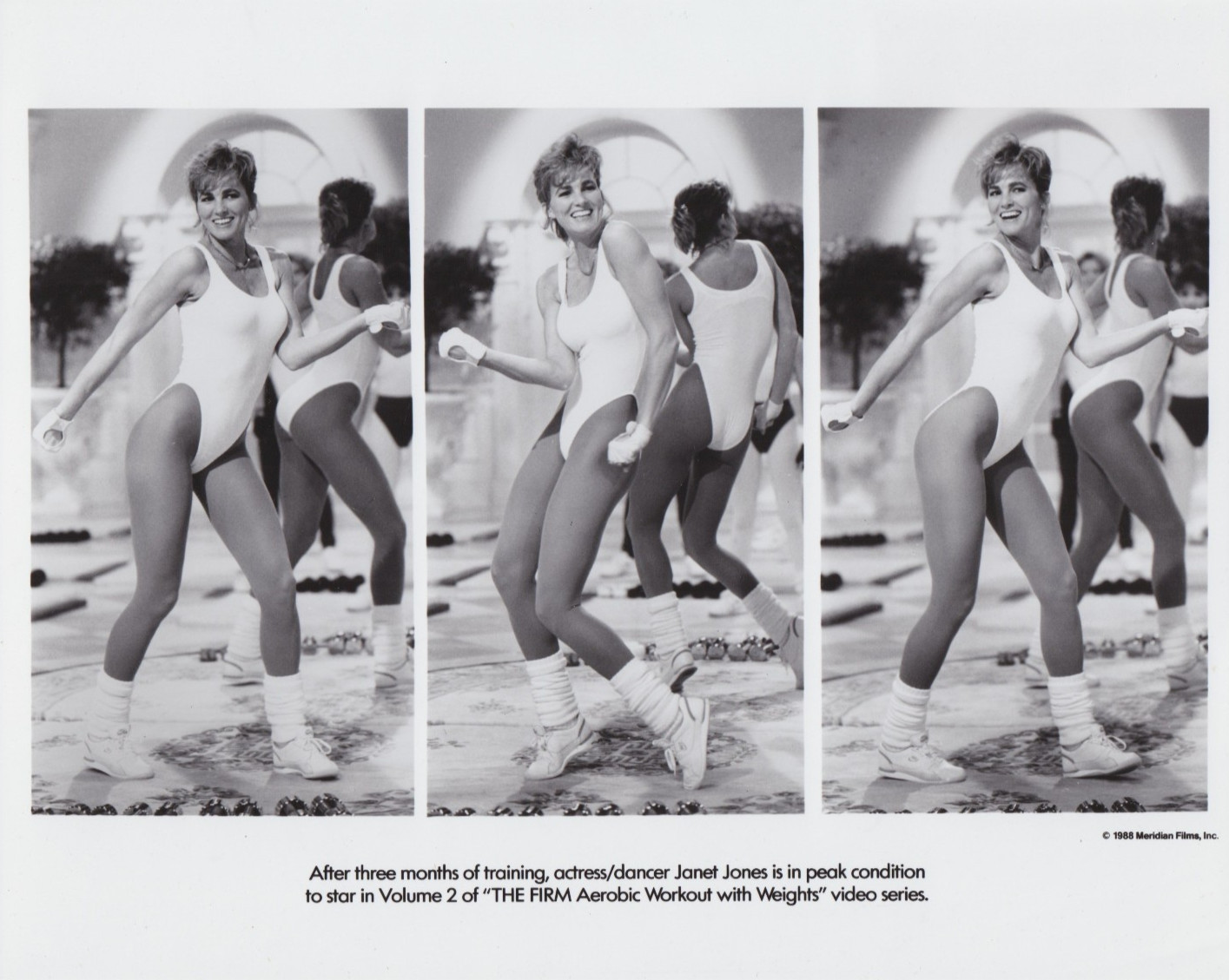 1988 Press Photo Dancer Janet Jones in \