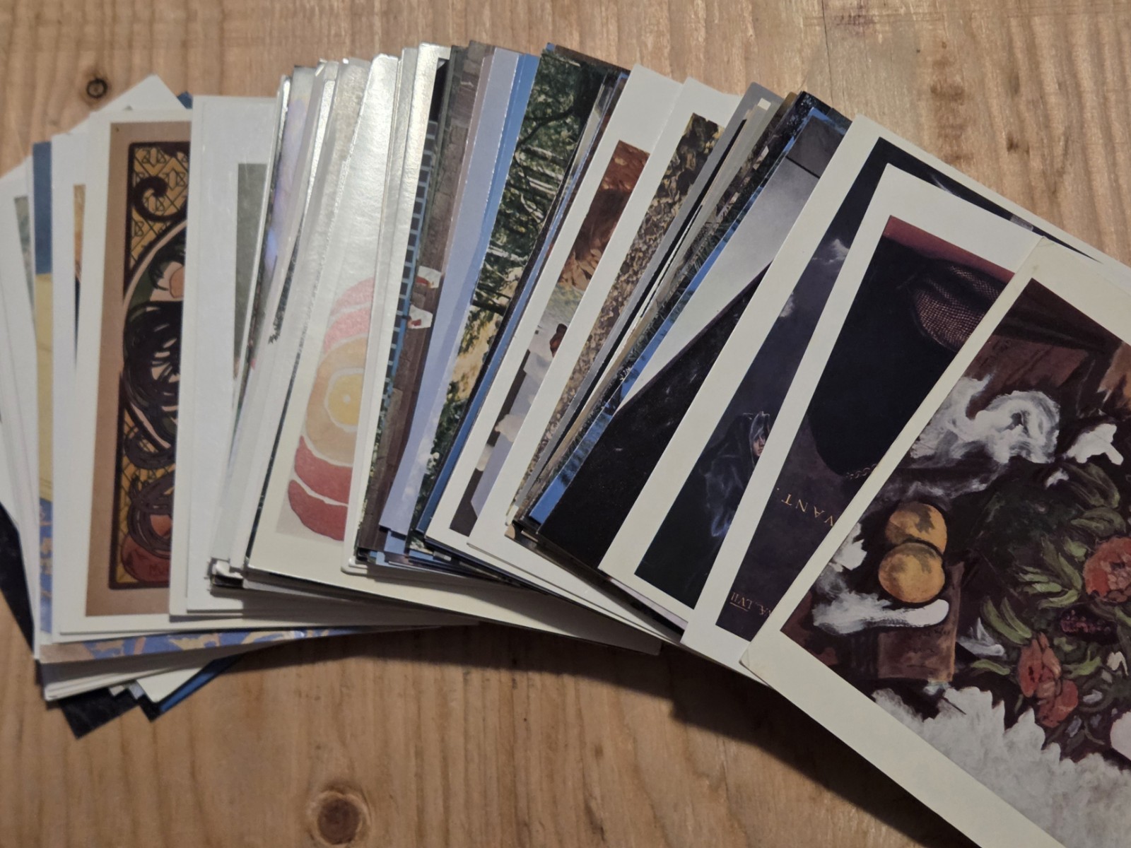 118pc Vintage Art Museum Postcard Gallery Ephemera Lot 1970s 80s