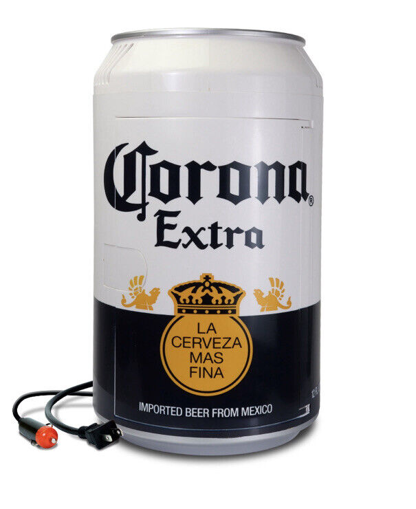 Corona Extra 8 Can Mini Fridge Can Cooler 110v Or 12v New In Box Portable Beer