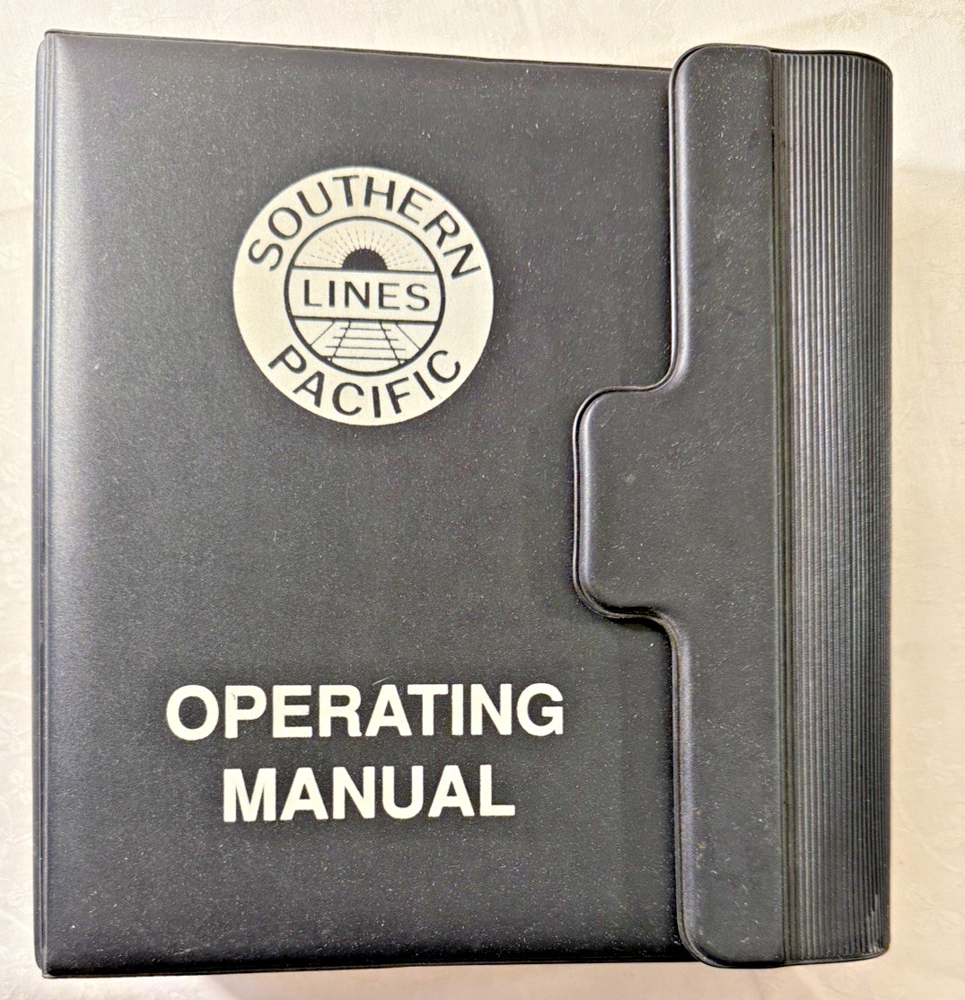 RAILROAD BOOK: SOUTHERN PACIFIC OPERATING MANUAL, 1997 LOS ANGELES DIVISION RAILROAD BOOK: SOUTHERN PACIFIC OPERATING MANUAL, 1997 LOS ANGELES DIVISION