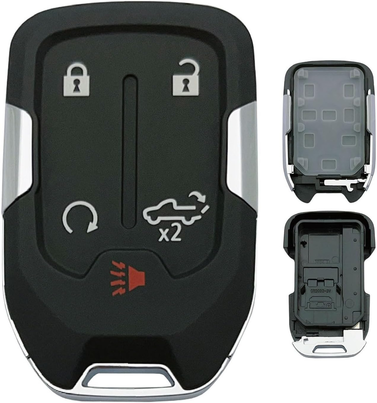 Replacement Key Fob Shell Case Fits for Chevy Silverado 2022 2021 2020 2019 and