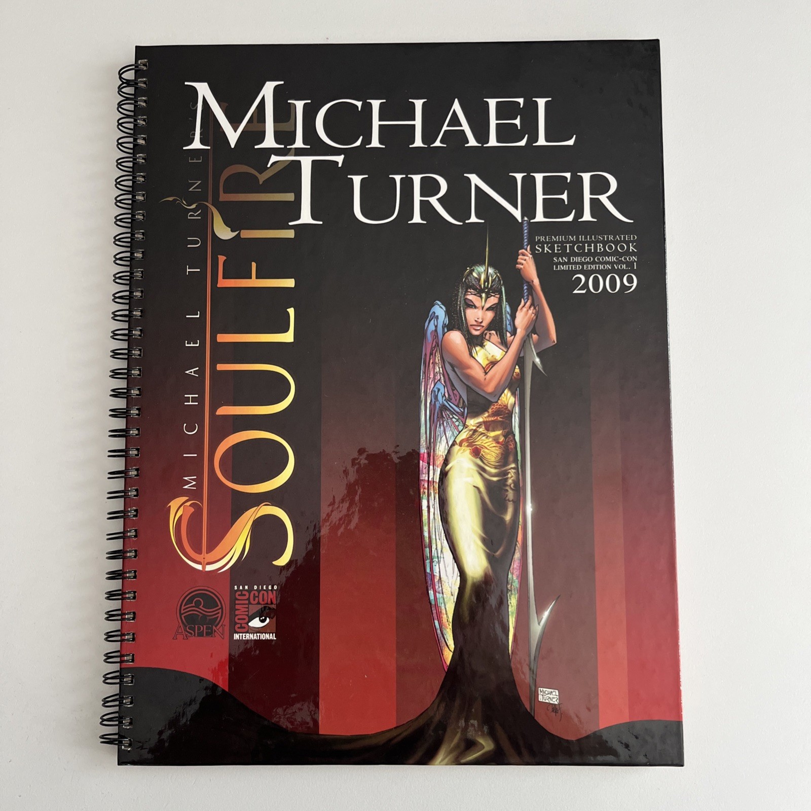 MICHAEL TURNER ~SOULFIRE SKETCHBOOK ~ SDCC 2009 LTD 250 RARE