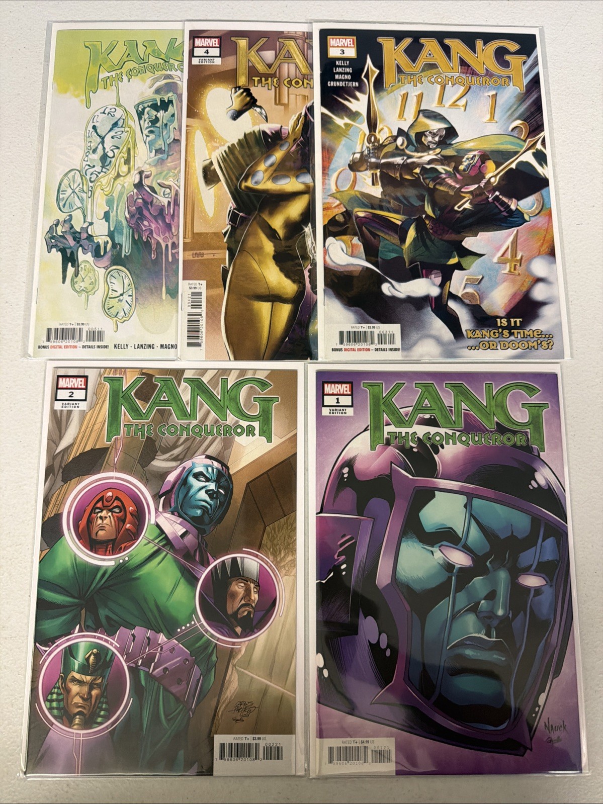 Kang the Conqueror #1 2 3 4 5 2021 Complete Comic Lot Run Set Marvel NM- *W9