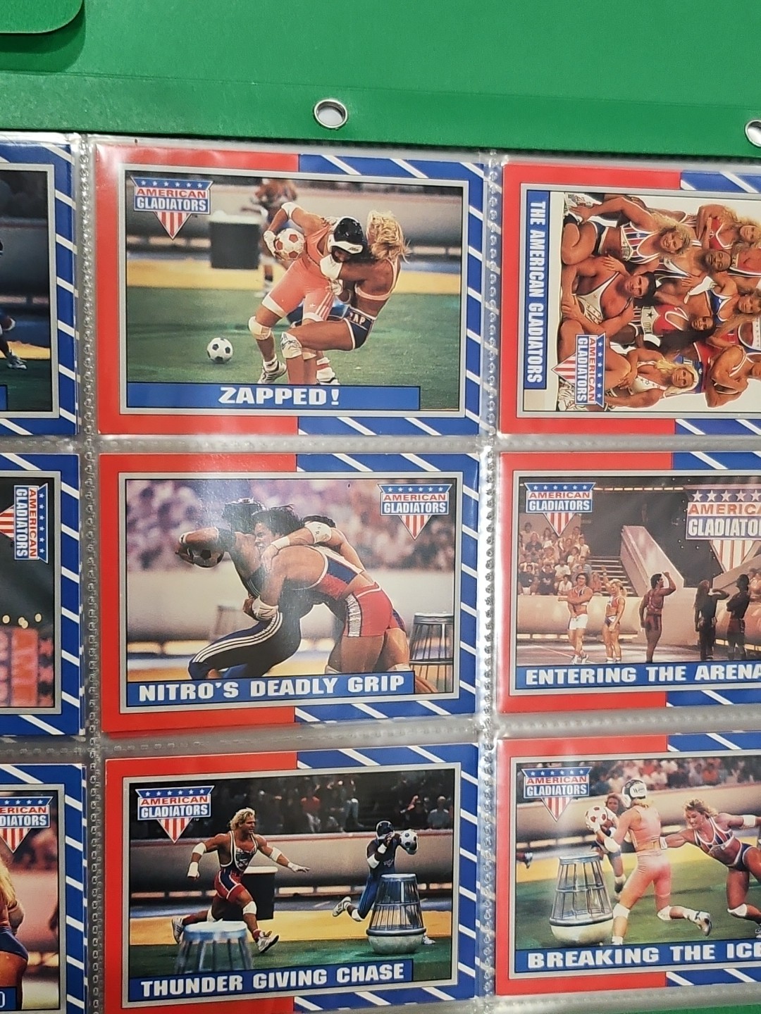 1991 The American Gladiators Topps Trading Cards Almost A Complete Set