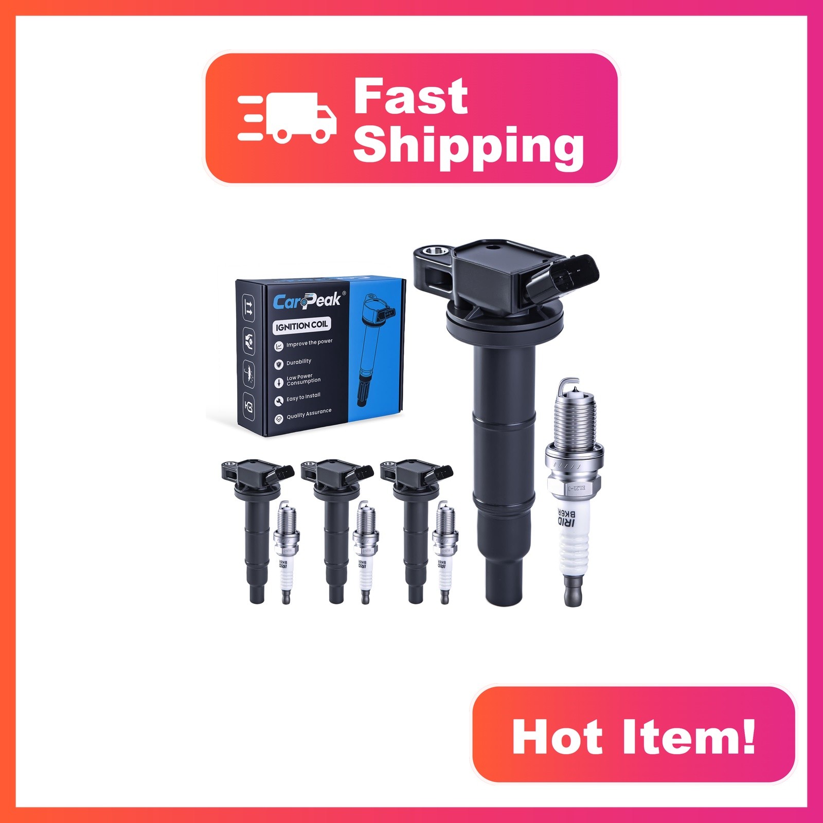 CARPEAK UF333 Ignition Coil Spark Plugs CARPEAK UF333 Ignition Coil Spark Plugs