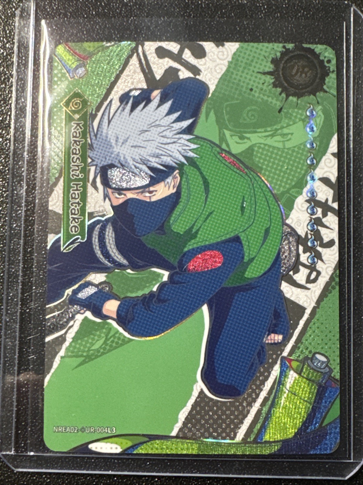 KAYOU Naruto Kakashi Hatake Hologram Trading Card 2002 UR NREA02-OUR-004L3