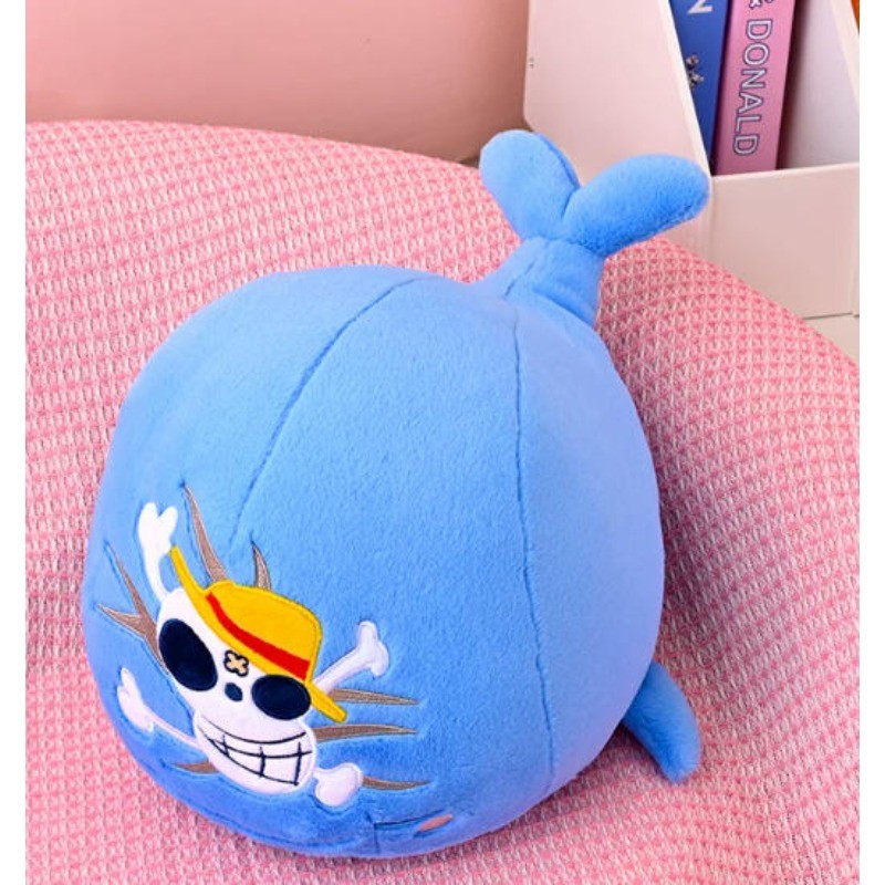 30cm Official One Piece Whale Laboon Plush Doll Stuffed Toy Plushie Pillow Gift