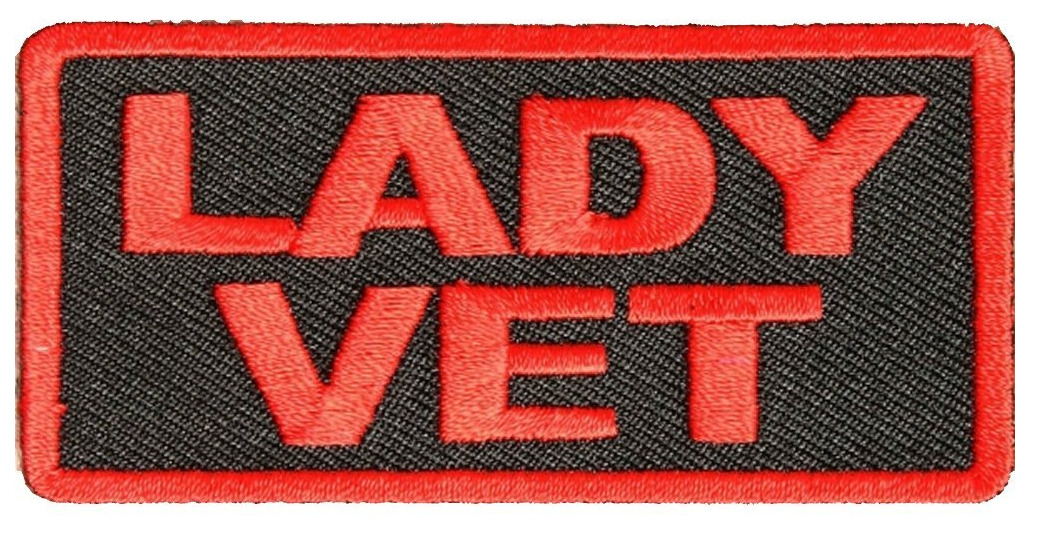 LADY VET PATCH - Color - Veteran Owned Business.