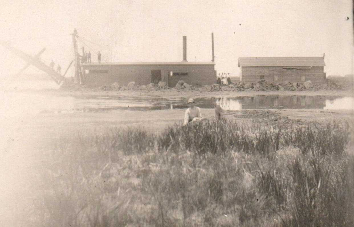 c1910 Trappers Pond, Swift County, MN - Antique Real Photo Postcard RPPC