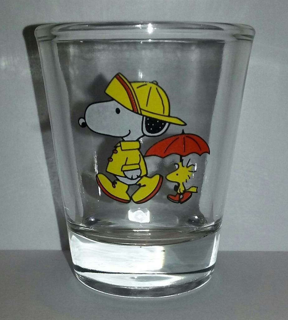 Snoopy & Woodstock Advertising Collectible Shot Glass