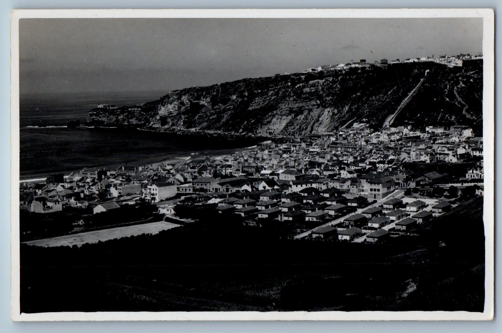 Oeste Portugal Postcard General View of Nazare c1930\'s Unposted RPPC Photo