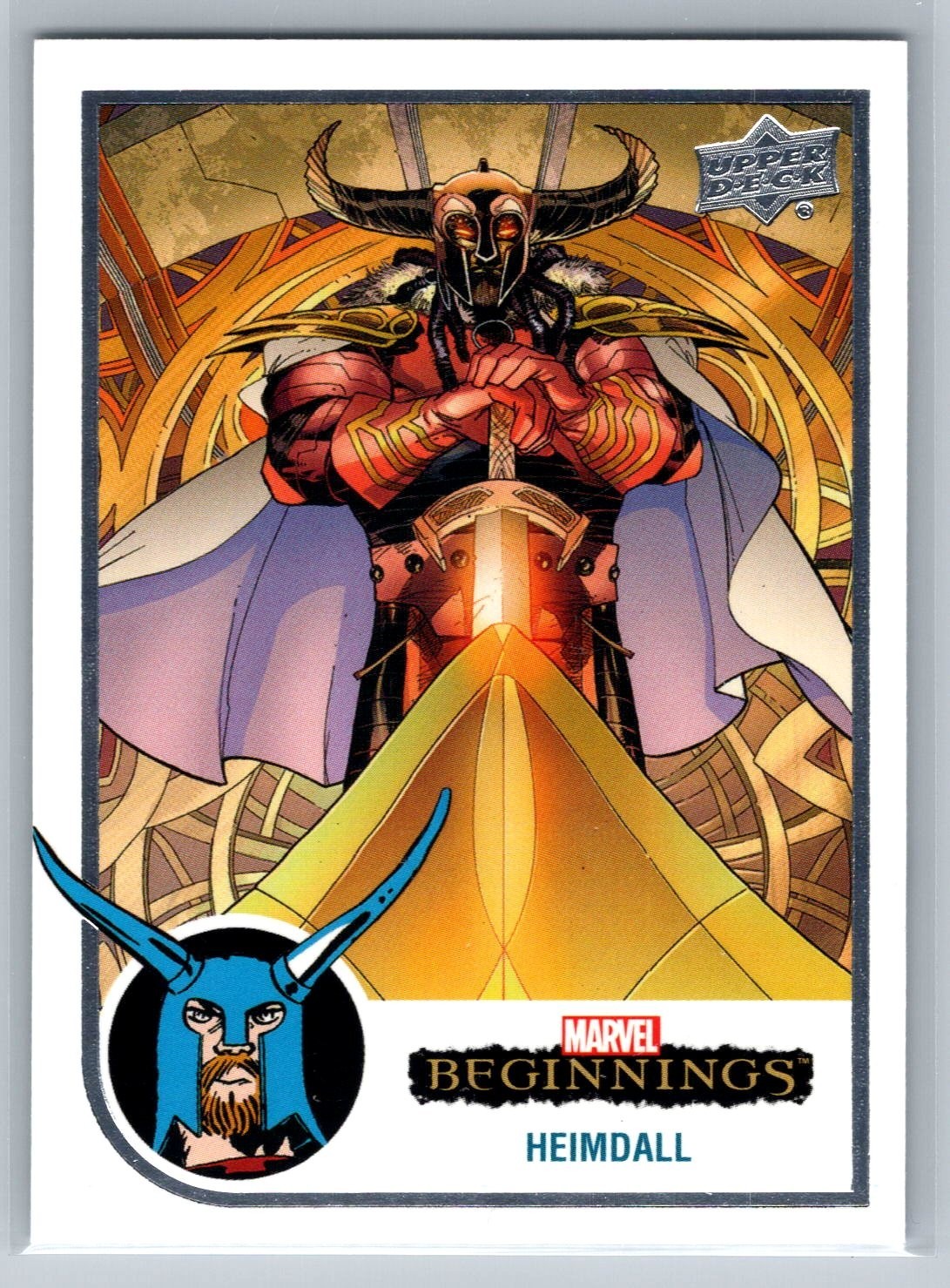 2022 Upper Deck Marvel Beginnings Vol 2 Series 1 #8 Heimdall