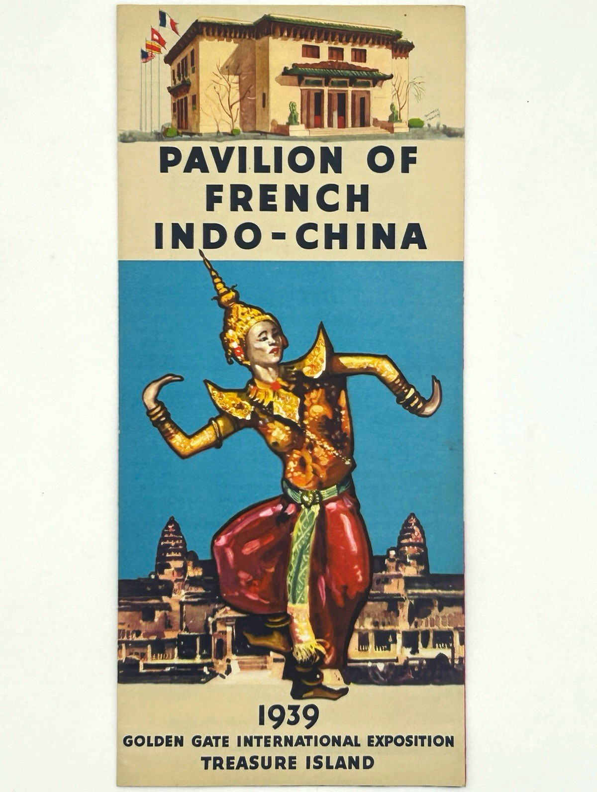 1939 Golden Gate Expo French Indo-China Pavilion Brochure Treasure Island GGIE