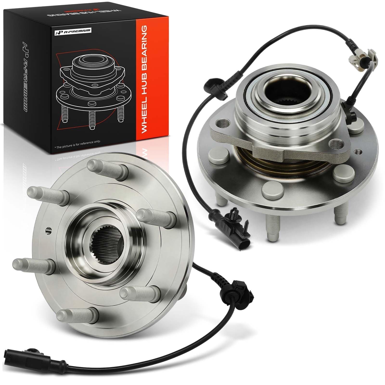 A-Premium Front Wheel Bearing Hub Assembly for Chevy Silverado 1500 07-13 A-Premium Front Wheel Bearing Hub Assembly for Chevy Silverado 1500 07-13
