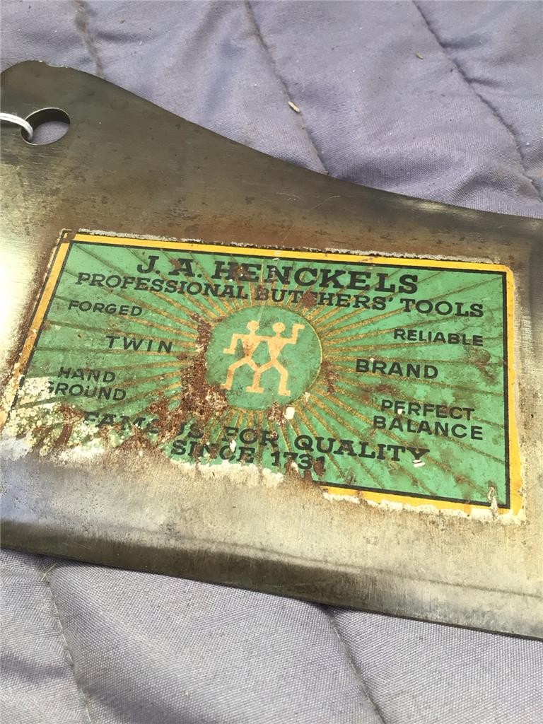 J.A. HENCKELS PROFESSIONAL BUTCHER'S TOOLS TWIN BRAND 12-8