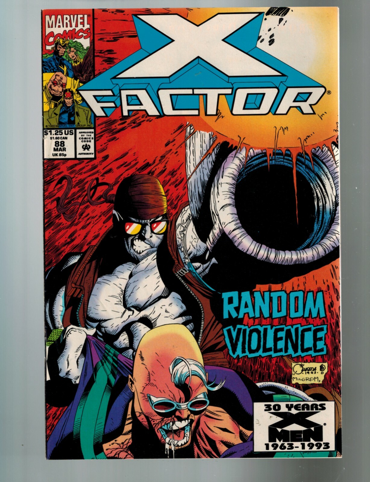 X-Factor #88  (Marvel) 1st Print 1st Random 6x Investors Lot VF+ or Better (LA)