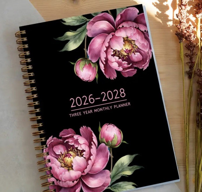 2026-2028 Monthly Planner/Calendar 3-Year January to December