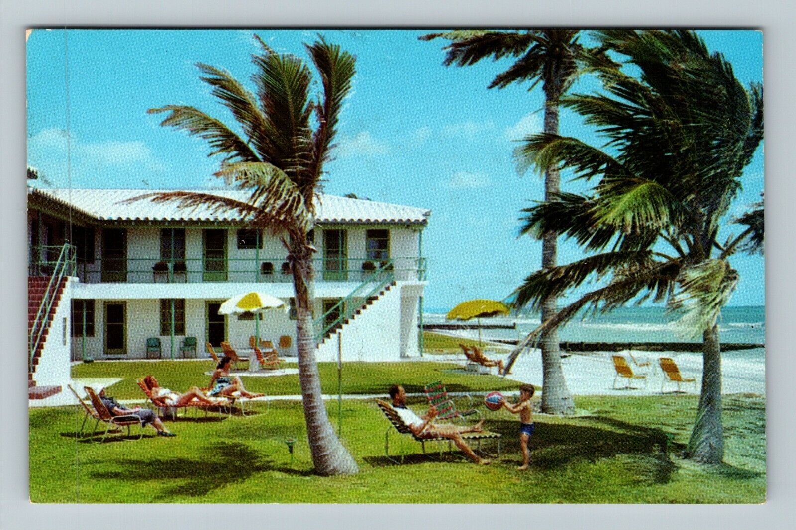 Hollywood FL-Florida, Morad Ocean Apartments, Vintage Postcard