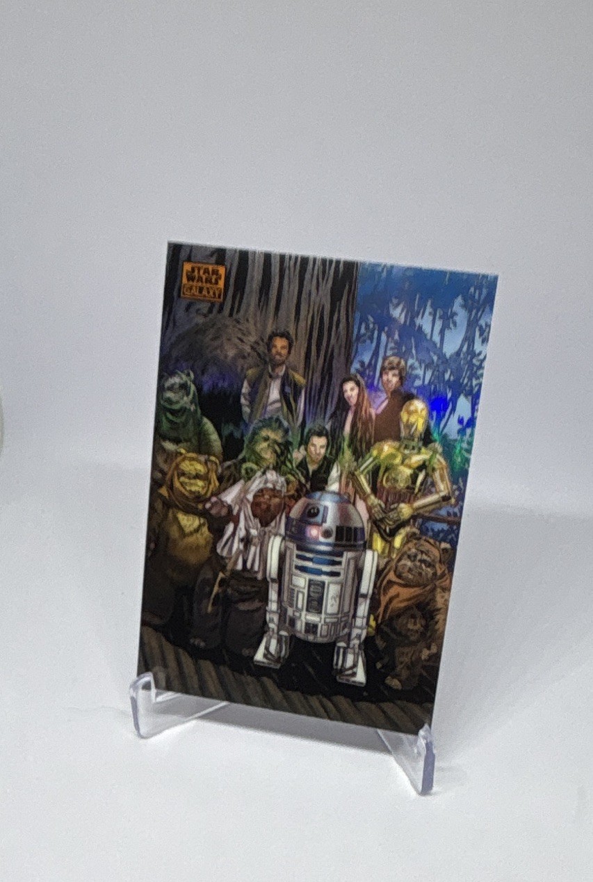 Topps 2018 Star Wars Galaxy Celebration on Endor #78 10/25  R2-D2 C-3PO