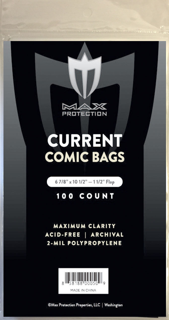 6000 Max Pro Current / Modern Comic Book Archival Poly Bags - 6 7/8 X 10 1/2