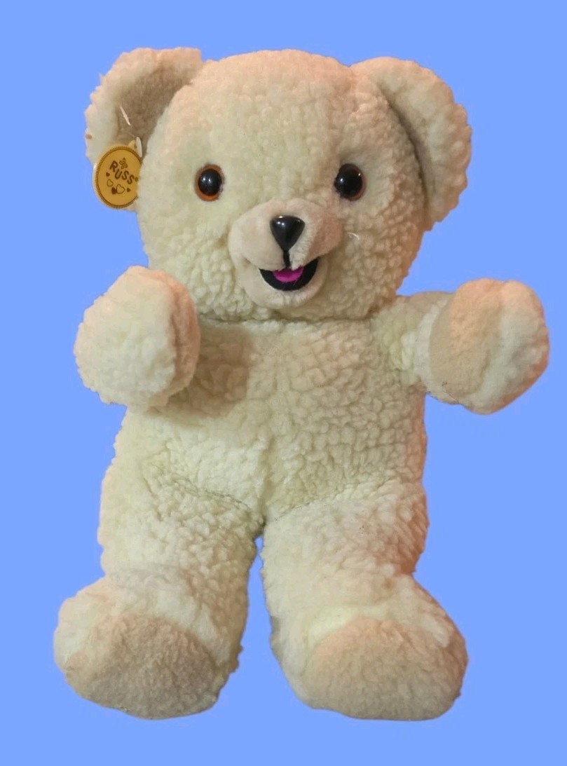 Vintage 1986 Snuggle Teddy Bear Russ Berrie Fabric Softener 15\